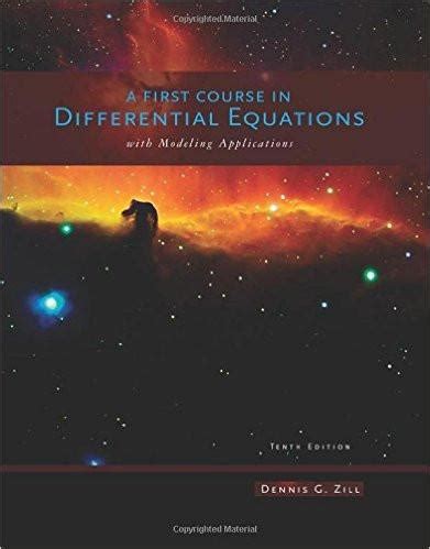 A First Course In Differential Equations 10th Ebook Epub