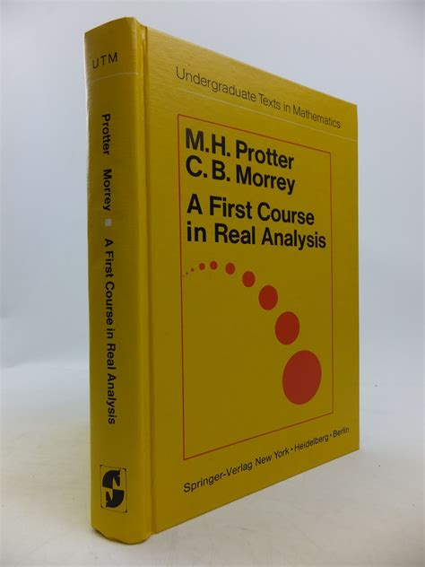 A First Course in Real Analysis Corrected 4th Printing Kindle Editon