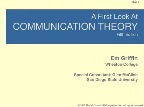 A First Look at Communication Theory 5th Edition Epub
