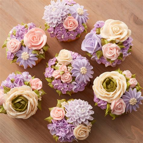 A Floral Fantasy of Delectable Cupcakes