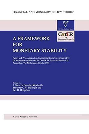 A Framework for Monetary Stability 1st Edition Epub