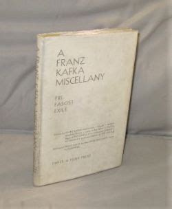 A Franz Kafka Miscellany Pre-Fascist Exile Epub