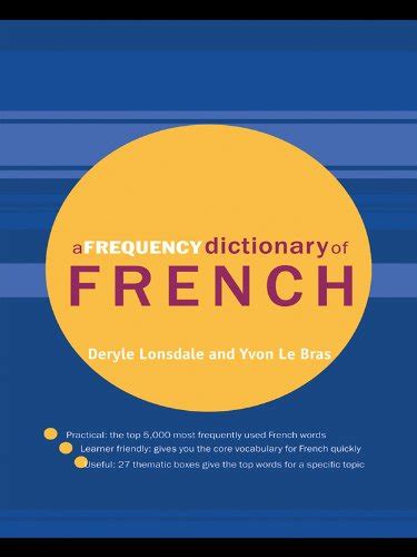 A Frequency Dictionary of French Core Vocabulary for Learners Routledge Frequency Dictionaries Epub