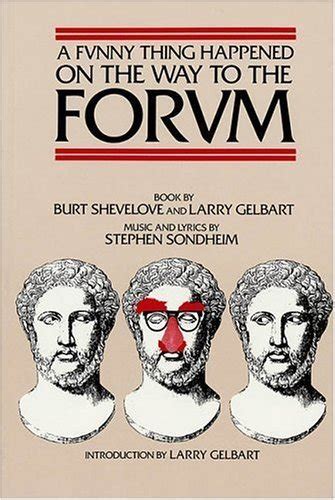 A Funny Thing Happened On The Way To The Forum Cloth Applause Musical Library Doc