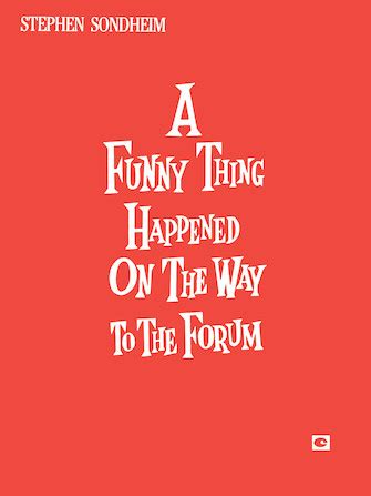 A Funny Thing Happened on the Way to the Forum Vocal Score Epub