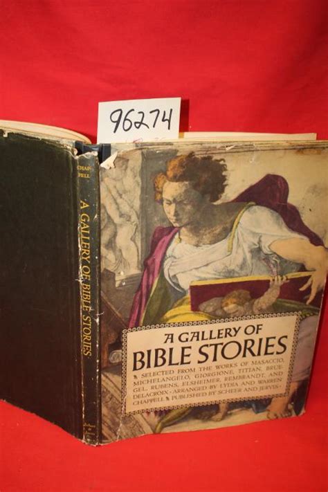 A Gallery of Bible Stories Selected From the Works of Masaccio Michelangelo Giorgione Titian Bruegel Rubens Elsheimer Rembrandt and Delacroix Hardcover First Edition 1947 Reader