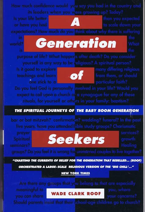A Generation of Seekers The Spiritual Journeys of the Baby Boom Generation Doc