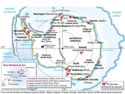 A Geografia Única da Antártica