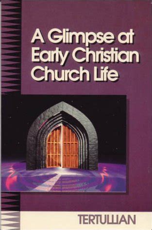 A Glimpse at Early Christian Church Life PDF