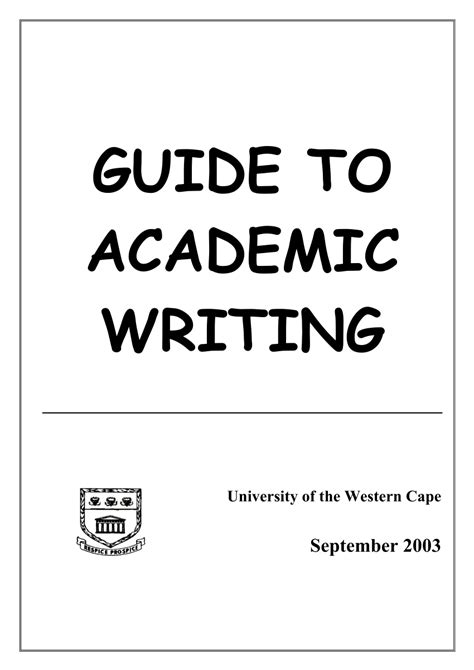 A Guide to Academic Writing Reader