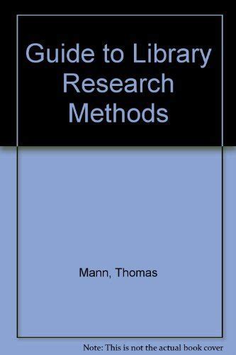 A Guide to Library Research Methods Kindle Editon