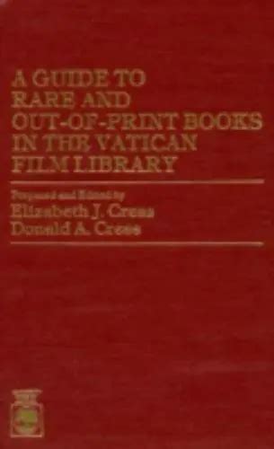 A Guide to Rare and Out-of-Print Books in the Vatican Film Library Epub