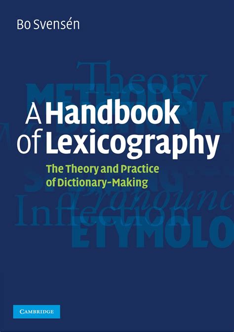 A Handbook of Lexicography The Theory and Practice of Dictionary-Making Kindle Editon