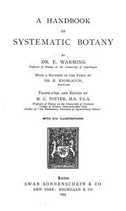 A Handbook of Systematic Botany Reprint Reader