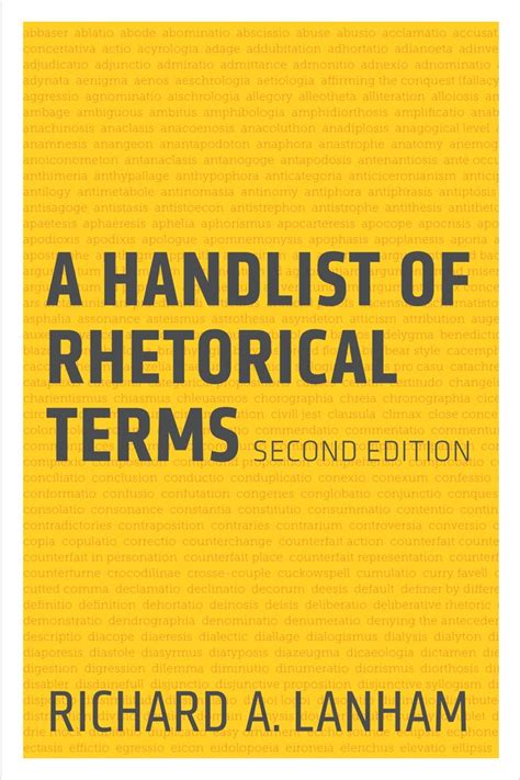 A Handlist of Rhetorical Terms PDF