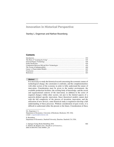 A Historical Perspective: From Inception to Innovation
