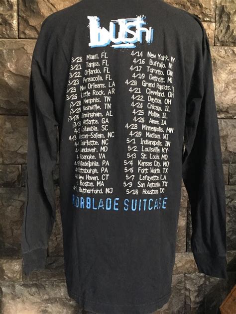 A History of Bush Tour Shirts