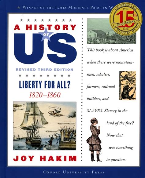 A History of US Liberty for All 1820-1860