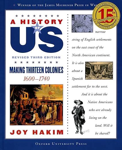 A History of US Making Thirteen Colonies 1600-1740