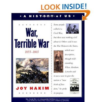 A History of US War Terrible War 1855-1865