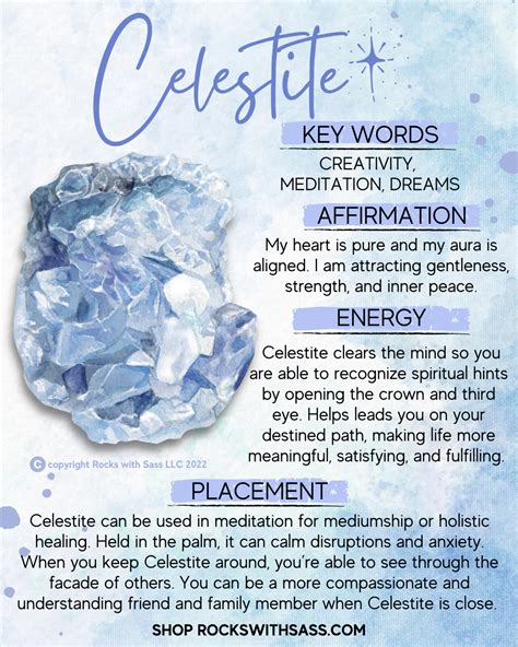 A Journey Into the Ethereal: Celestite's Meaning and Metaphysical Significance