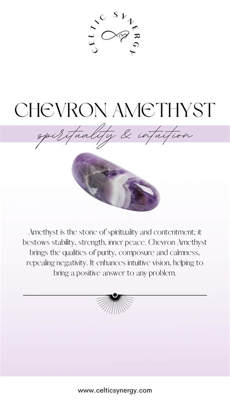 A Journey through Chevron Amethyst's Enchanting Properties