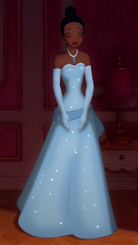 A Kiss of Magic: Tiana's Blue Ballgown