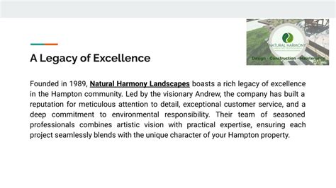 A Legacy of Excellence in Landscaping and Construction