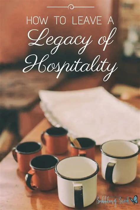 A Legacy of Hospitality and Respect