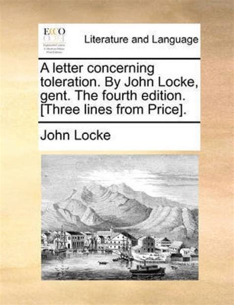 A Letter Concerning Toleration by John Locke Gent the Fourth Edition three Lines from Price Kindle Editon