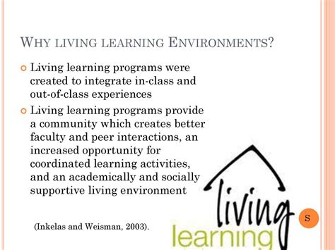 A Living-Learning Environment