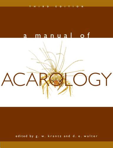 A Manual of Acarology 3rd Edition PDF