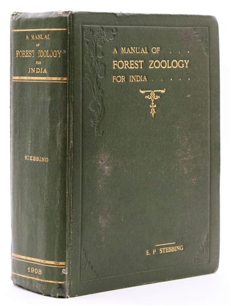 A Manual of Elementary Forest Zoology for India 3rd Reprint Epub