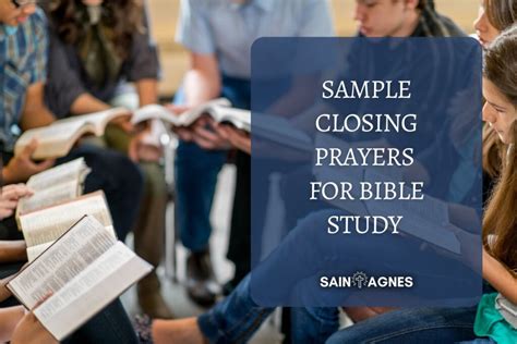 A Meaningful Closure: The Importance of Closing Prayer in Bible Study