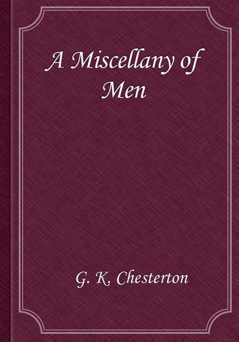 A Miscellany of Men Primary Source Edition PDF