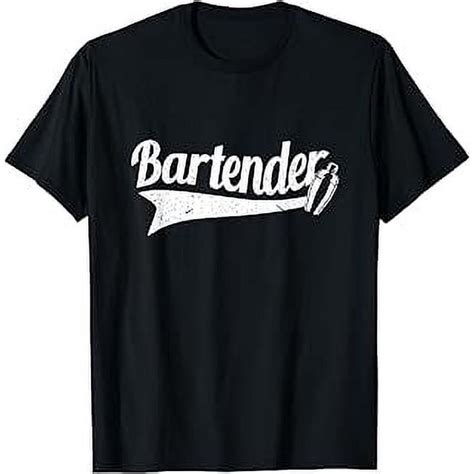 A Mixologist's Wardrobe Essential: The Bartender T-Shirt