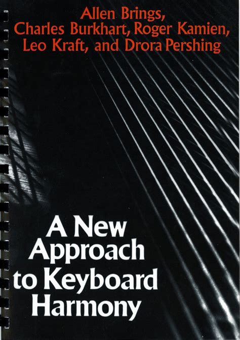 A New Approach to Keyboard Harmony Kindle Editon