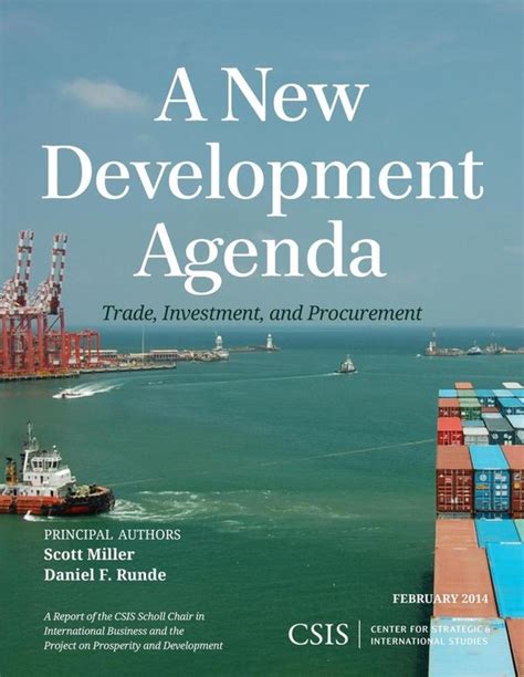 A New Development Agenda Trade Development and Procurement CSIS Reports Kindle Editon