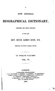 A New General Biographical Dictionary Volume 11 Doc