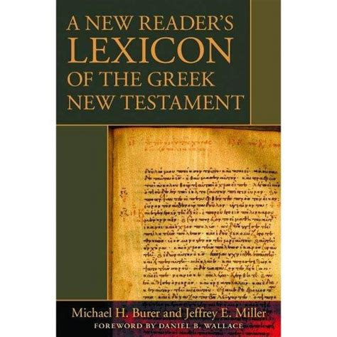 A New Reader's Lexicon of the Greek New PDF