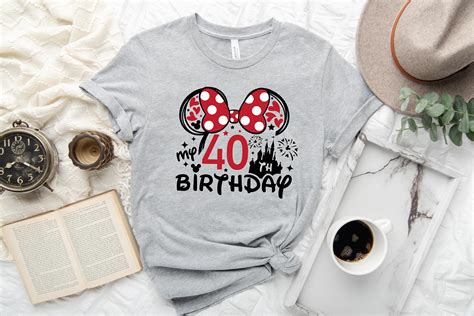 A Nostalgic Journey: The History of the Disney 40th Birthday Shirt