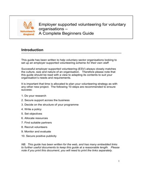 A Note on Voluntary Organisations PDF