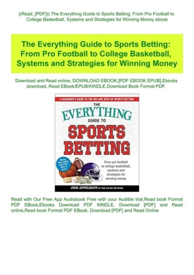 A PORTFOLIO OF WINNING FOOTBALL BETTING STRATEGIES Ebook PDF