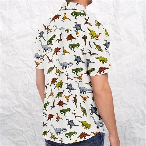 A Peek into the Prehistoric Fashion: Dinosaur Button-Up Shirts