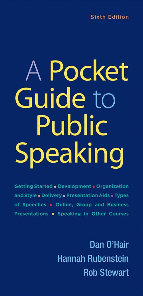 A Pocket Guide to Public Speaking Reader