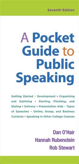 A Pocket Guide to Public Speaking Doc