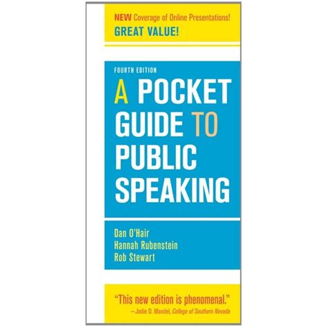 A Pocket Guide to Public Speaking 4th Edition Kindle Editon