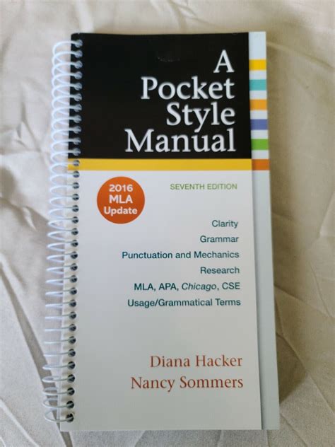 A Pocket Style Manual 2016 MLA Update Epub