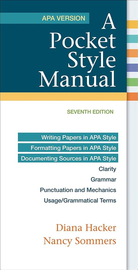 A Pocket Style Manual APA Version Reader