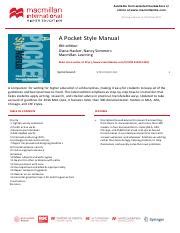 A Pocket Style Manual Sixth Edition Ebook PDF